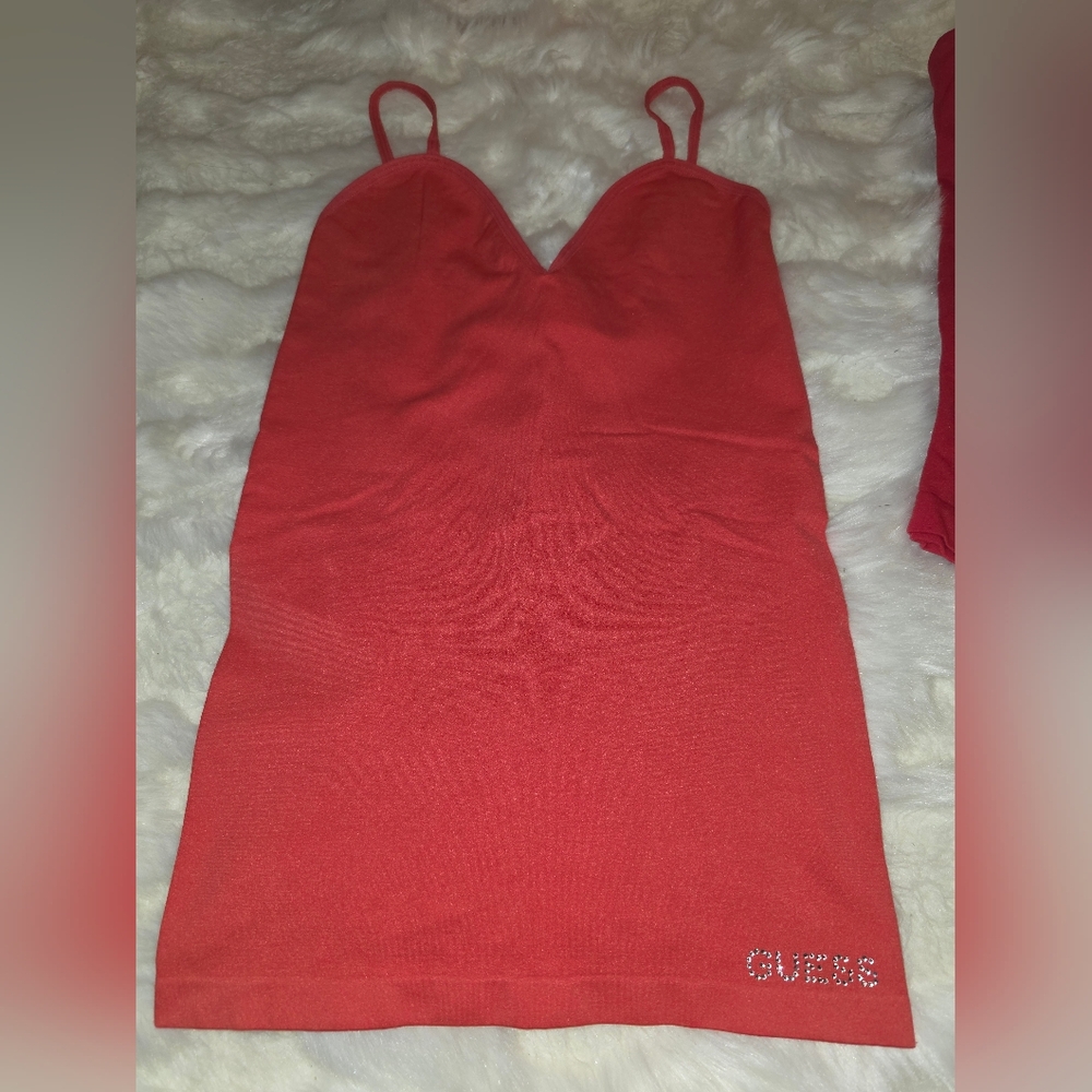 Guess Red Tank Top